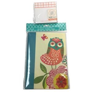 Planner Kit Stationery Set Owl Journal Sticky Notes Blah Blah Blah Desk Target